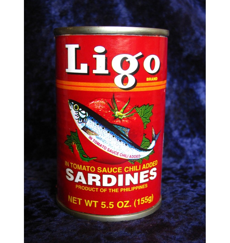 Sardines Halal Fish (Ligo) 5X155gm SET